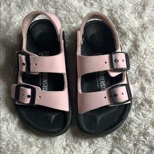 Birkenstock Kids Light Pink Double Strap Sandals
